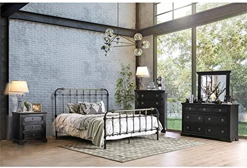 King Black Platform Bed R84195