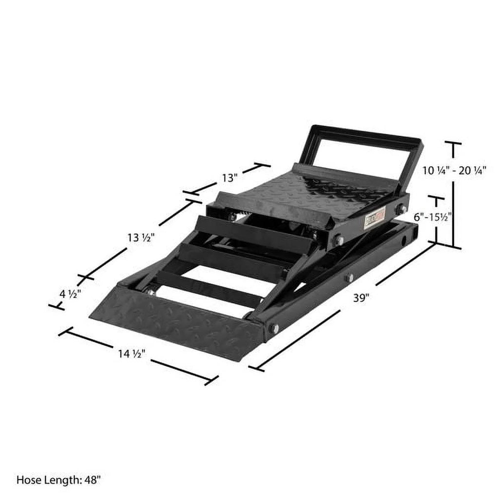 Hydraulic Car Lift with Ramp, 3,000 lb. per pair Capacity E988