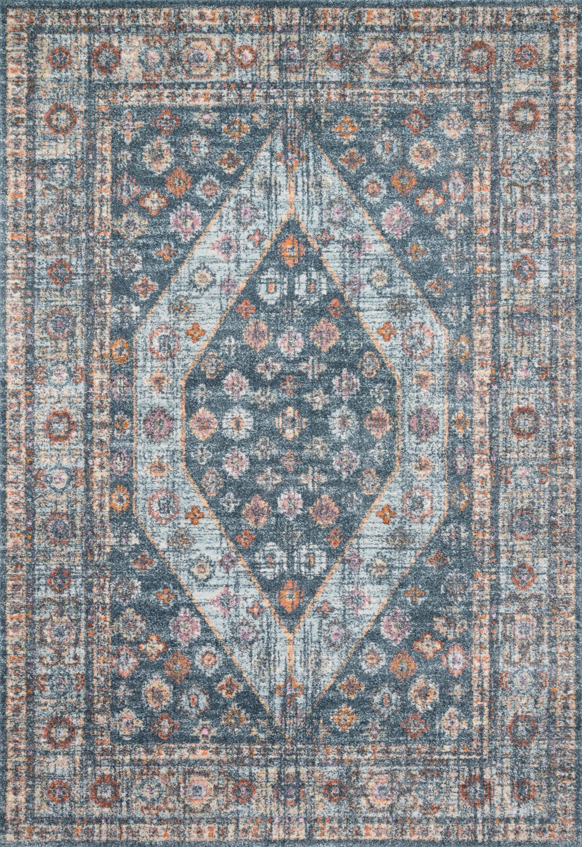 Blue 9'3 x 13' Rug P57024