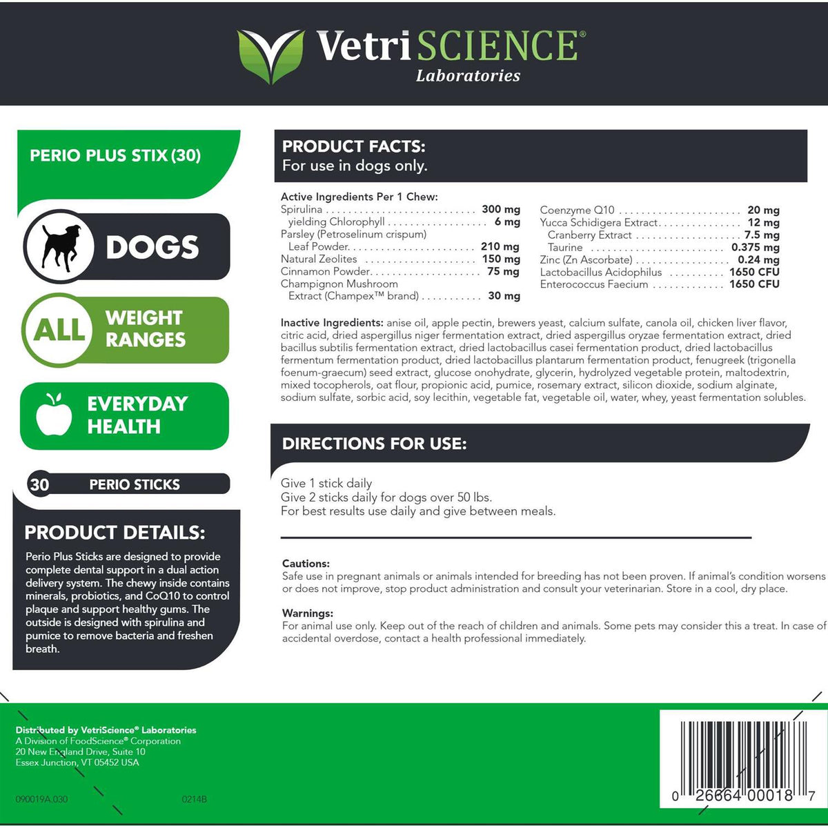 Perio Plus Stix for Dogs B7729