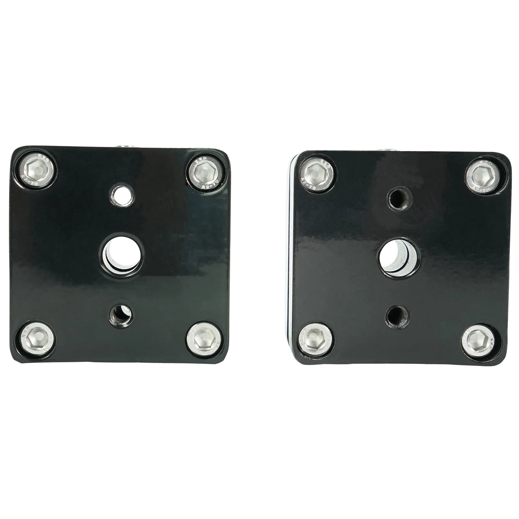8" LED 900w 360° Swivel Black Aluminum Boat Speakers F10334