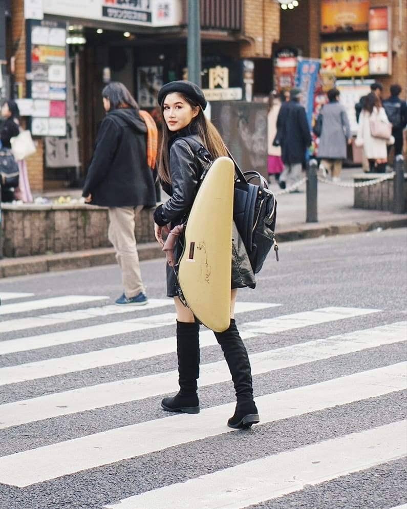 Orange Slim Violin Case J52444
