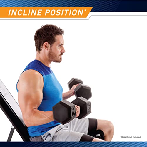 Black Exercise Utility Bench W3066