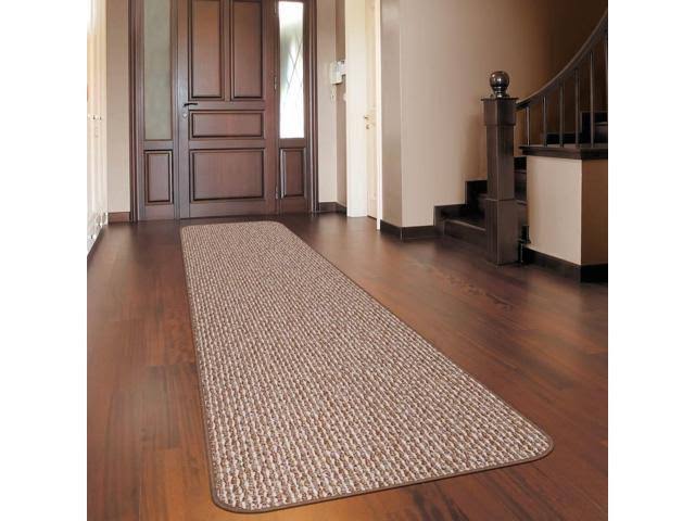 Skid-Resistant Carpet Runner - Praline Brown - 12 ft. x 48 in. M428