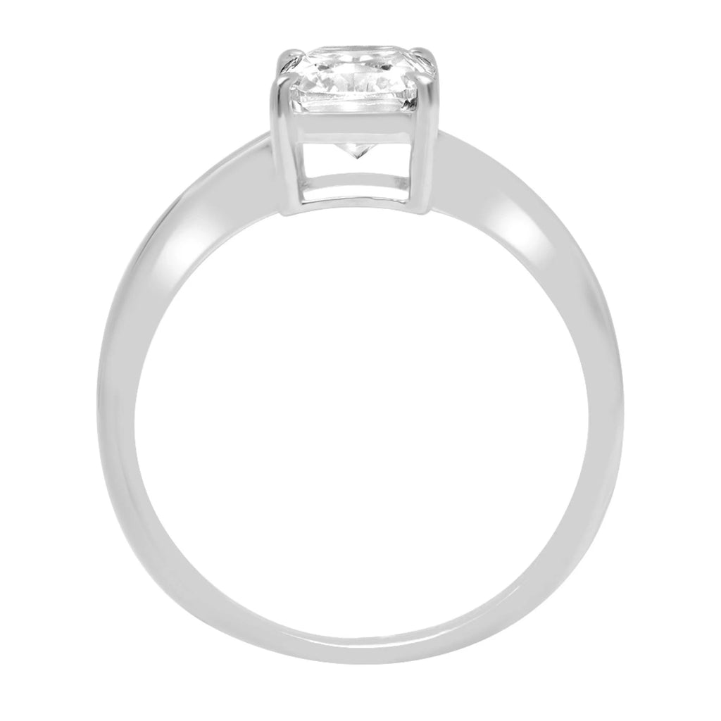 18k White Gold Simulated Alexandrite Ring T6985