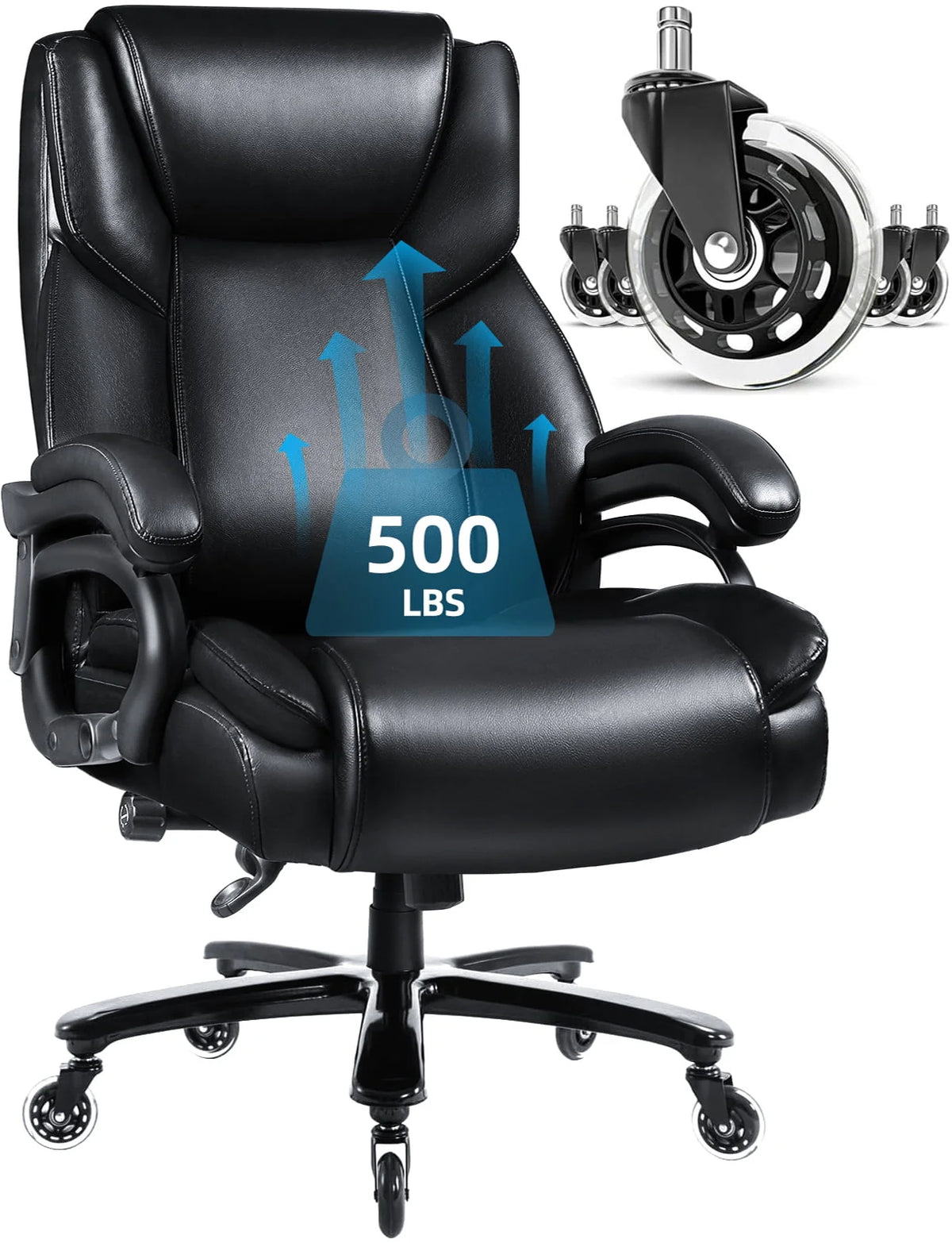 Heavy Duty Big and Tall Office Chair 500lbs E41047