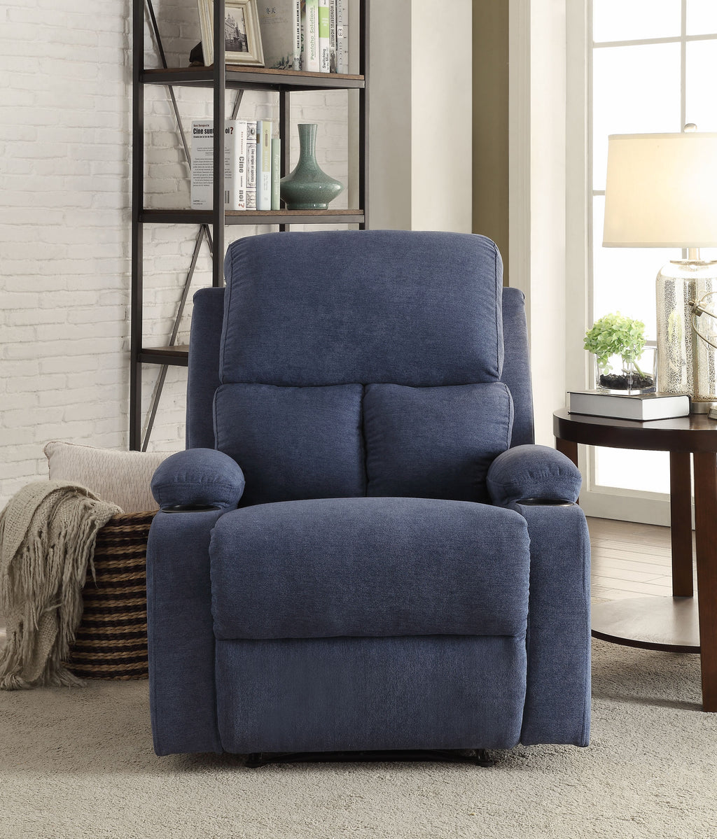 Blue Velvet Recliner O57386