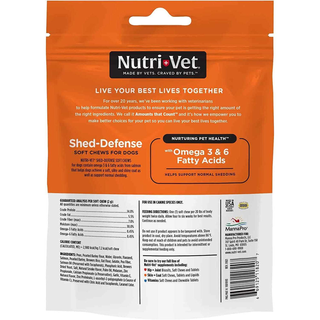 Shed Defense Soft Chews for Dogs J4298
