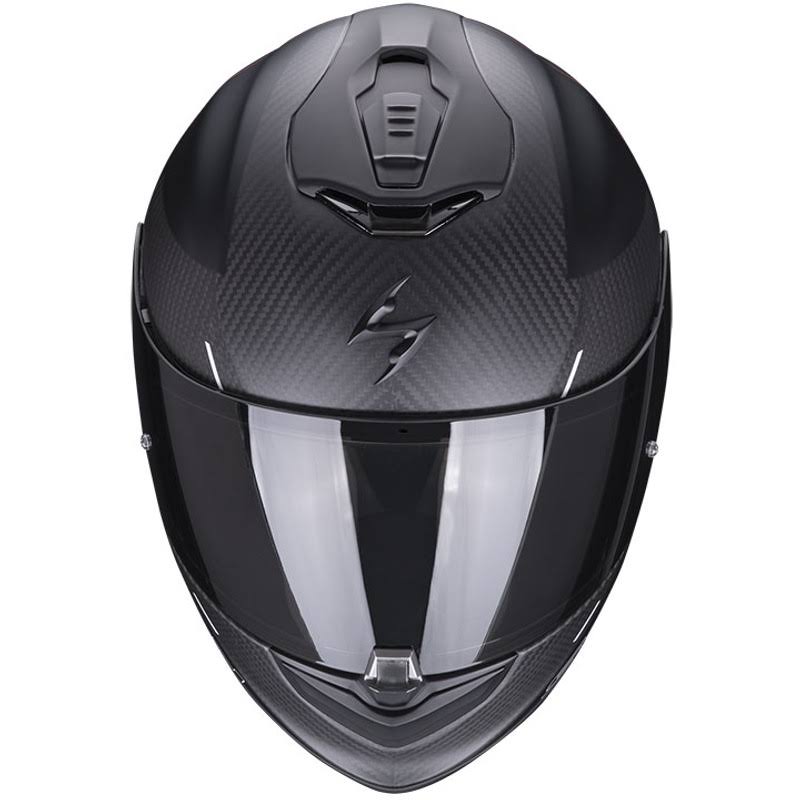 Matt black-orange Carbon Fiber Motorcycle Helmet B907364