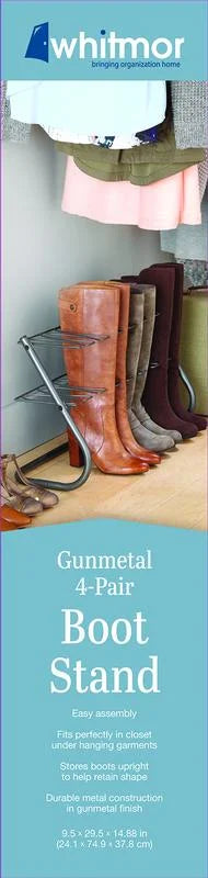 4 Pair Metal Boot Rack O505