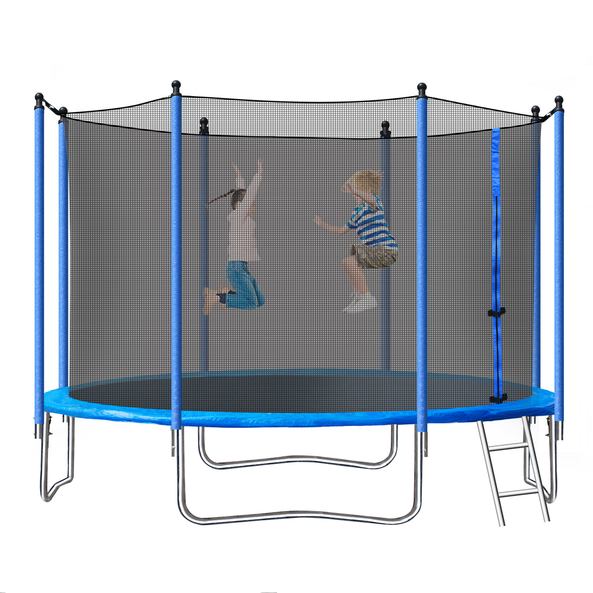 10FT Steel Tube Trampoline with Ladder Z841
