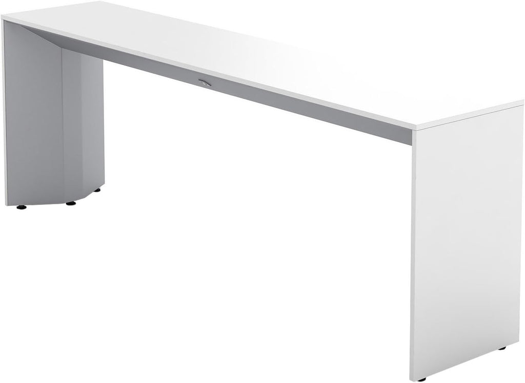 Slim Table with Arctic White Finish E4051