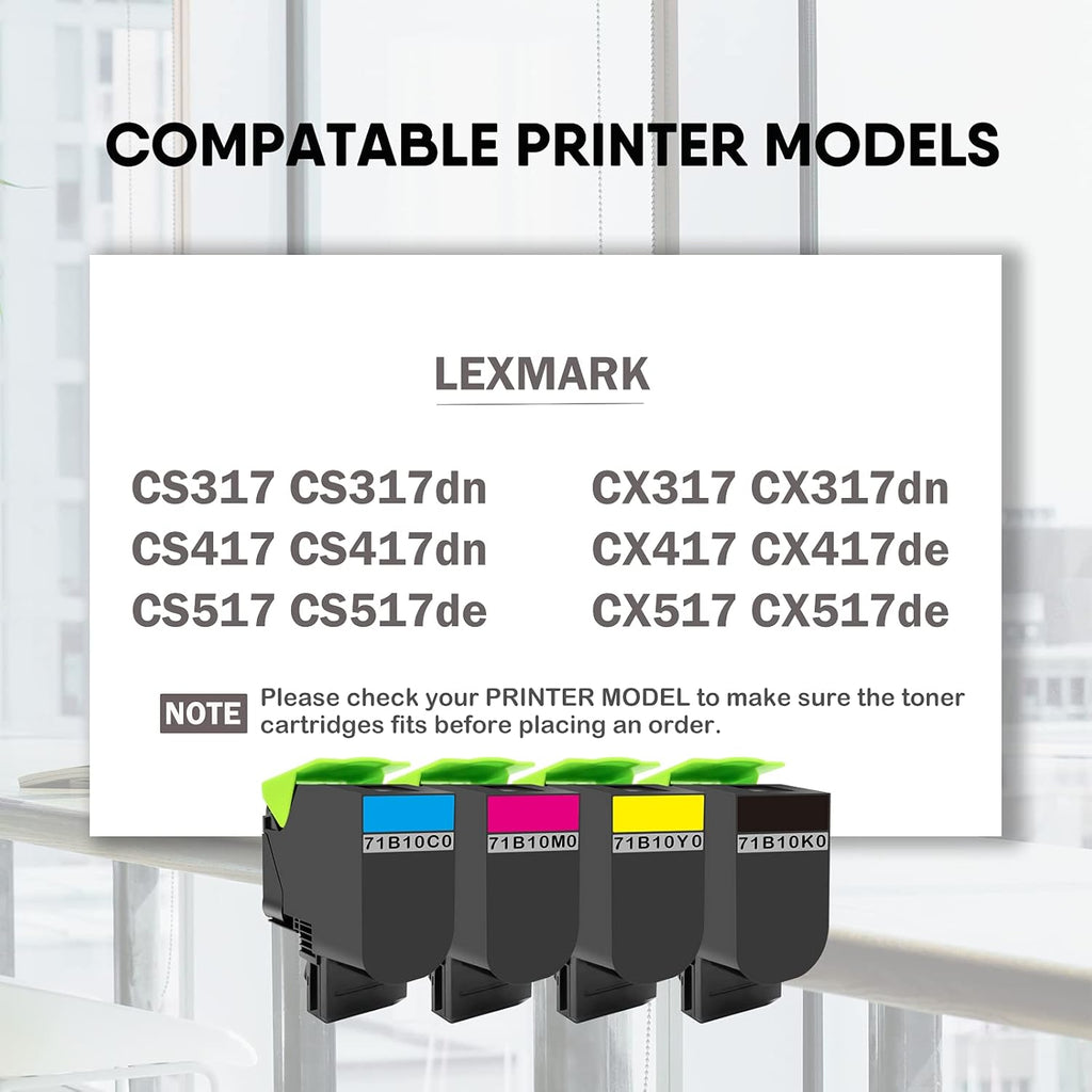 Remanufactured Toner Cartridge 4-Pack High Yield B4218