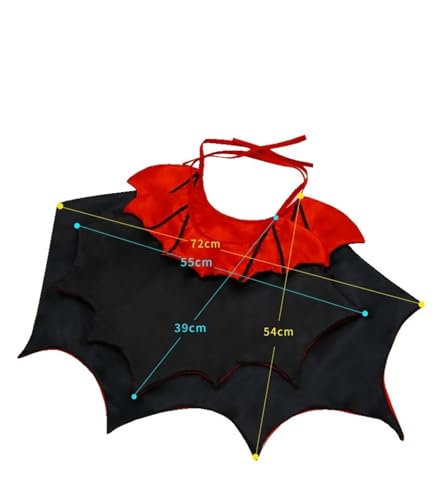 5-Piece Halloween Pet Vampire Cloak Cosplay Outfit W3077