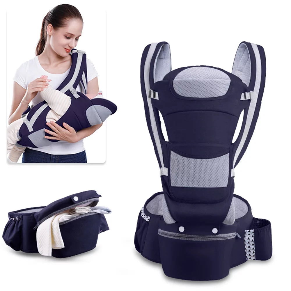 6 in 1 Convertible Baby Carrier with Hip Seat X798424