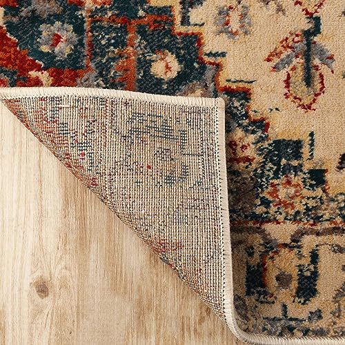 4ft x 6ft Multicolor Patchwork Area Rug E1652