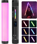 RGB Light Wand 2500-9000K Dimmable CRI 95+ Magnetic Attraction Pack of 2 G77460