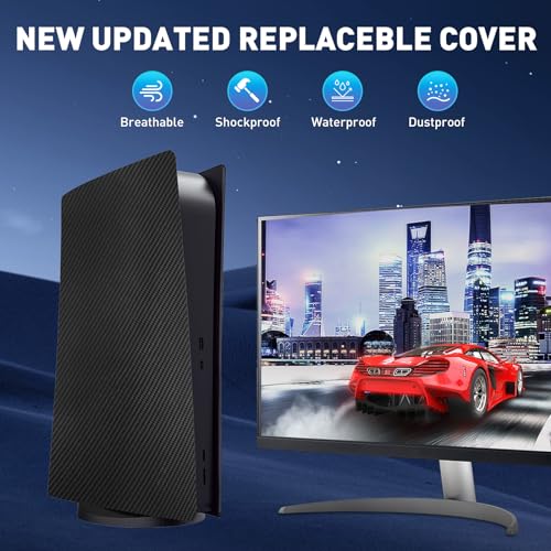 Red Face Plates for PS5 Console F440