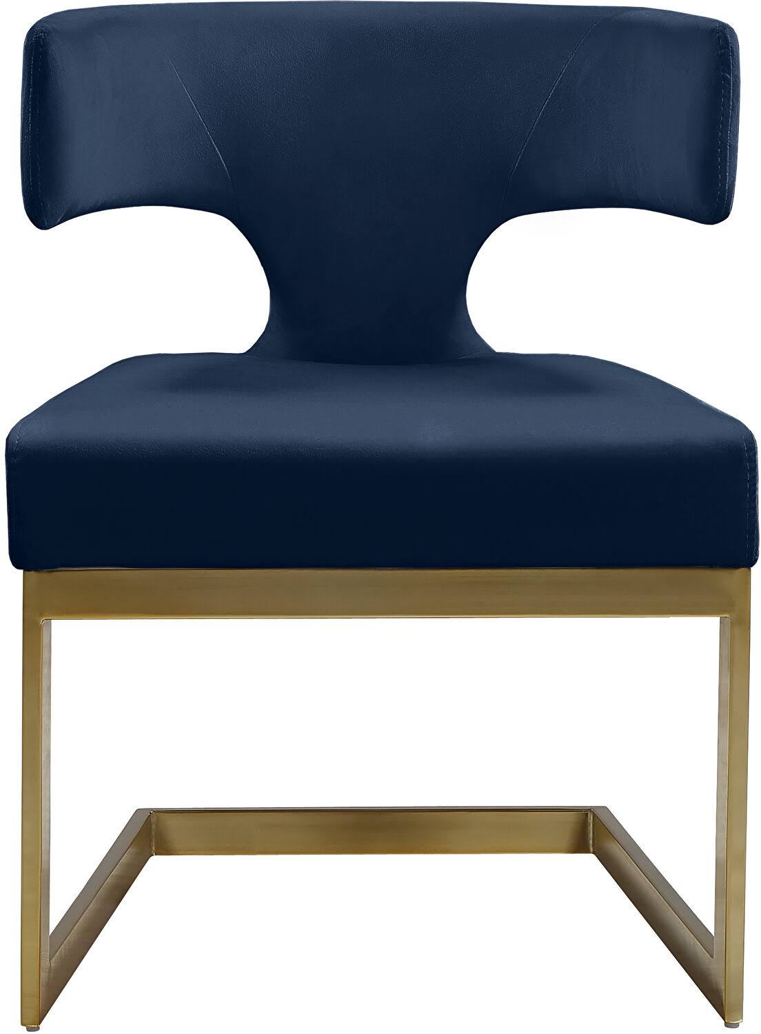 Navy Velvet Dining Chair Z8098