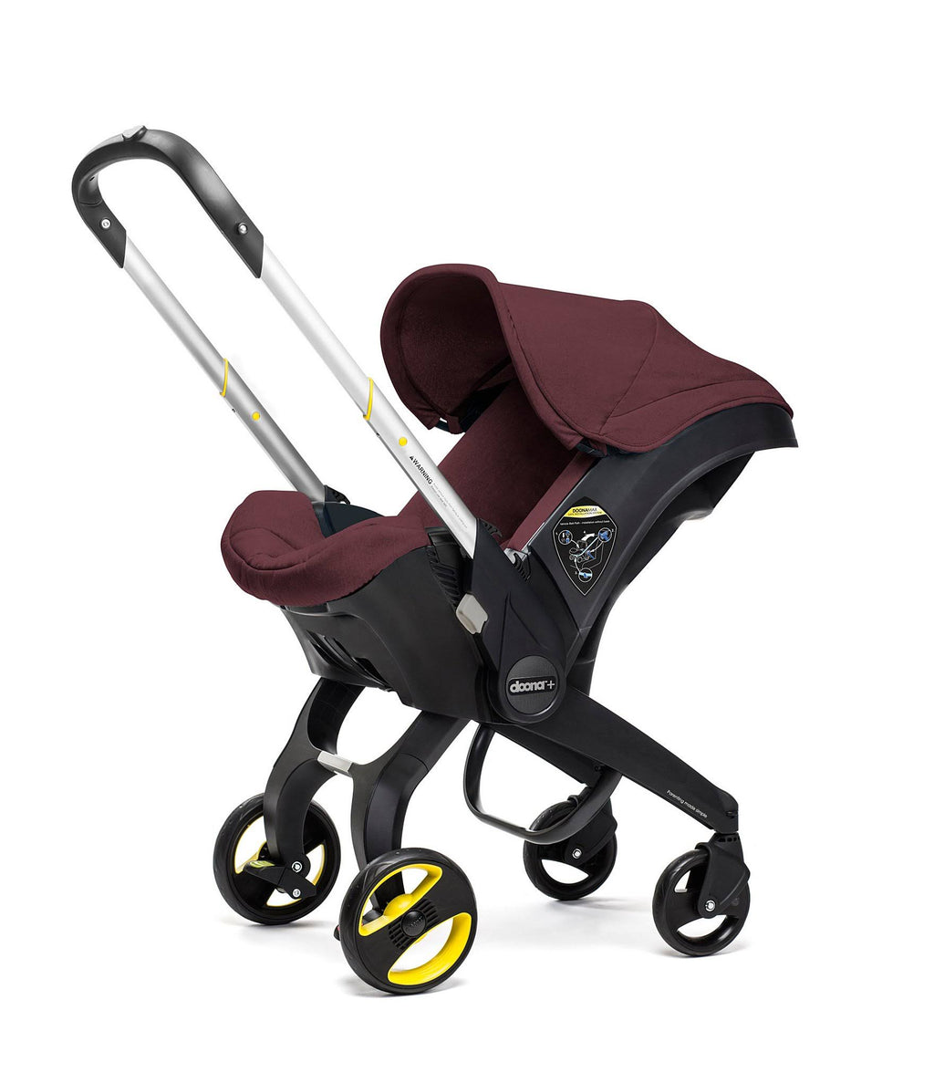 Burgundy Infant Car Seat Stroller with Base W6461