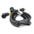 NEMA 14-30 Splitter, 14-30P Male Plug To Dual 14-30R Female Receptacle, 4-Prong 30 AMP Y Adapter Cord (20 Feet) W3248