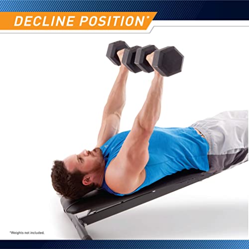 Black Exercise Utility Bench W3066