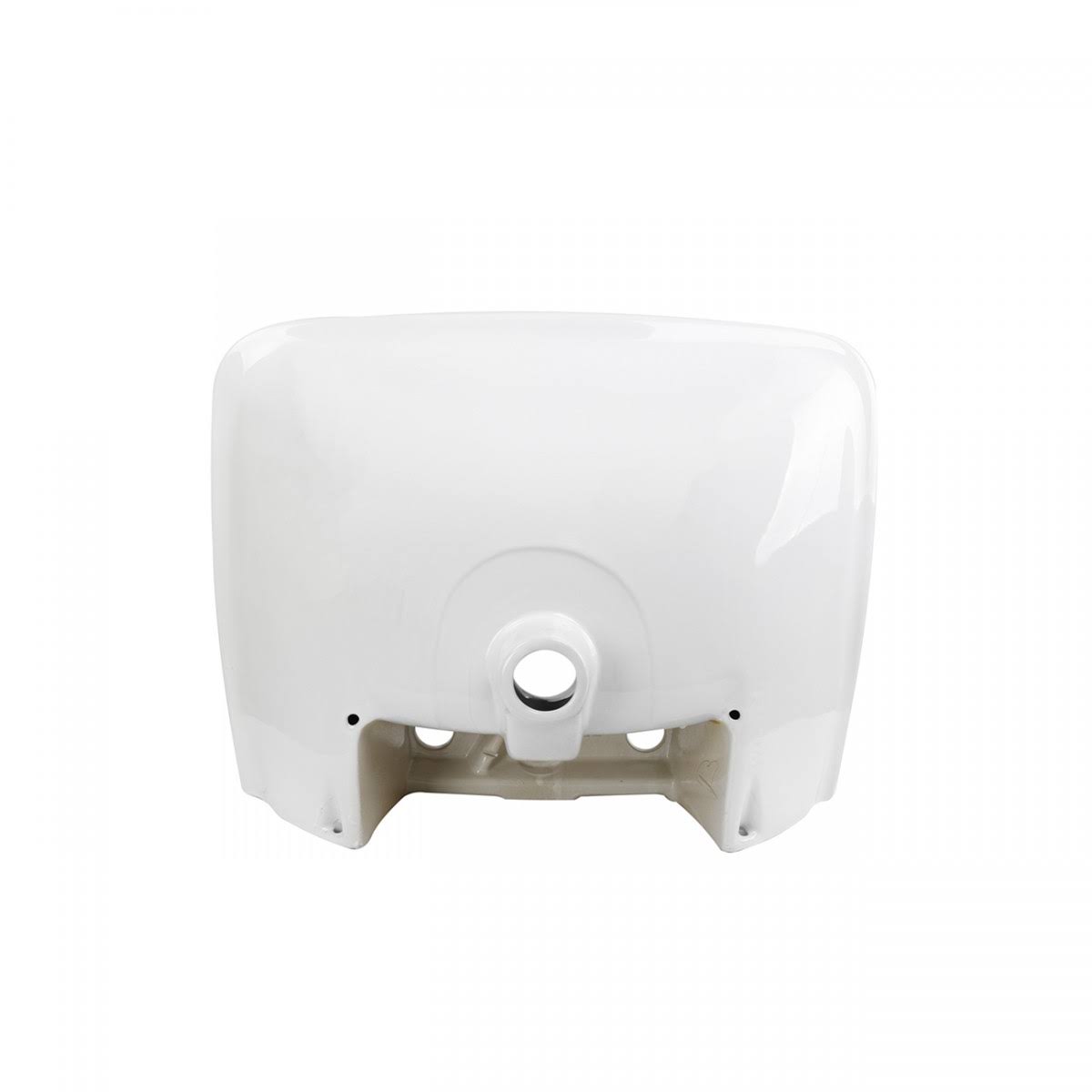 White Widespread Roped Pedestal Sink H46757