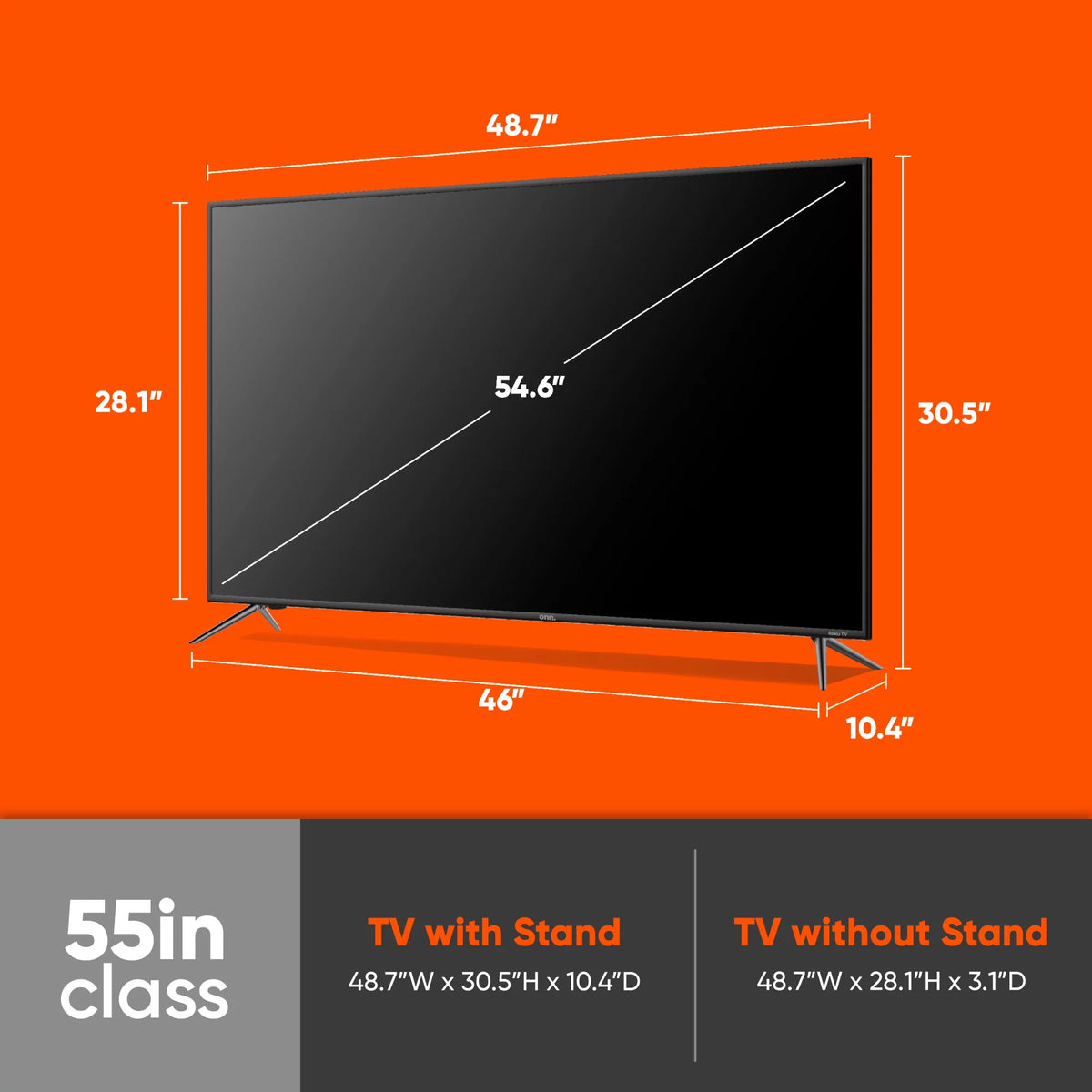 55” Class 4K UHD LED Smart Television H75125