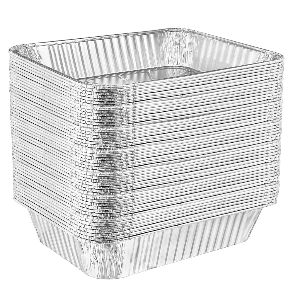 Disposable Heavy Duty Aluminum Lasagna Baking Pan QTY 100 I526