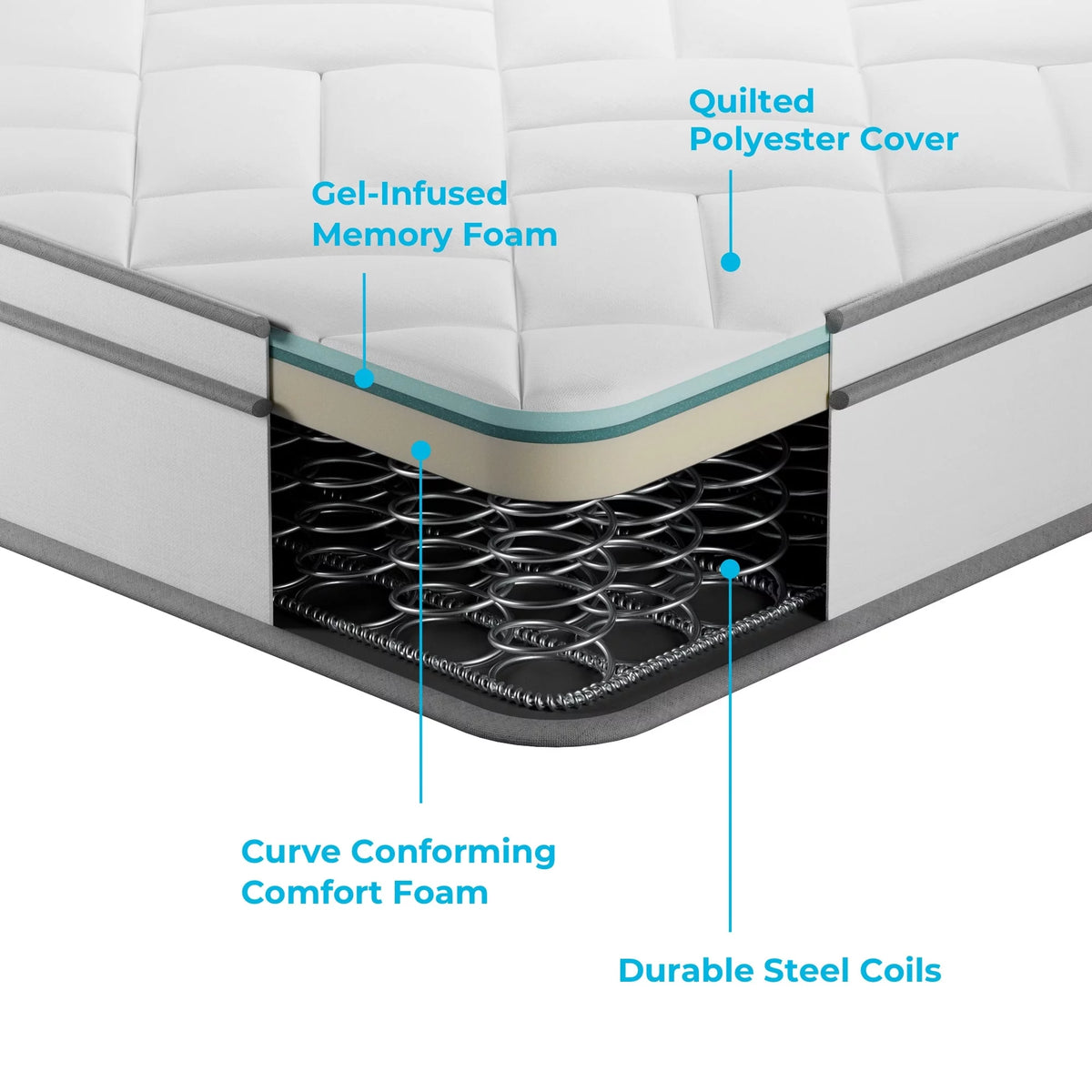 8 Hybrid Mattress Twin Q836662