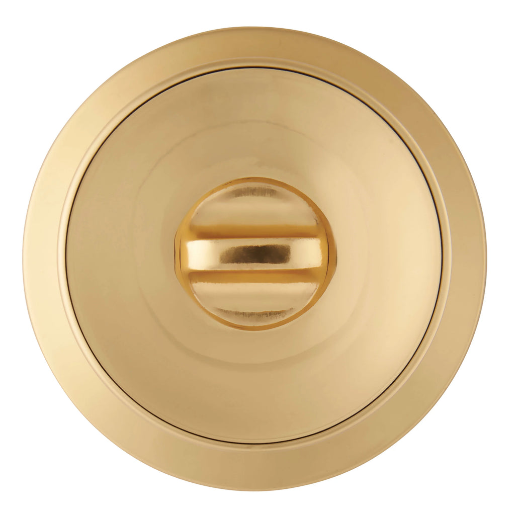 Keyed Entry Doorknob Polished Brass Twin Pack A436020