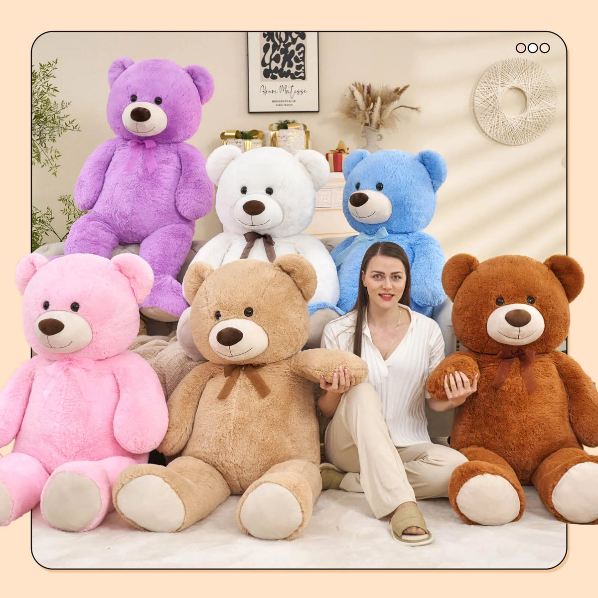 Giant Teddy Bear Plush Toy N430183