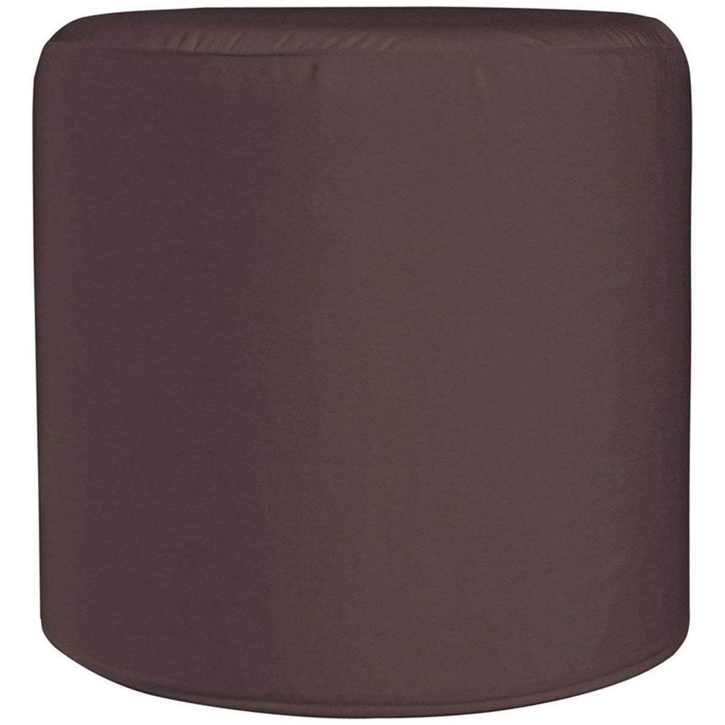Turquoise Cylinder Ottoman N7164