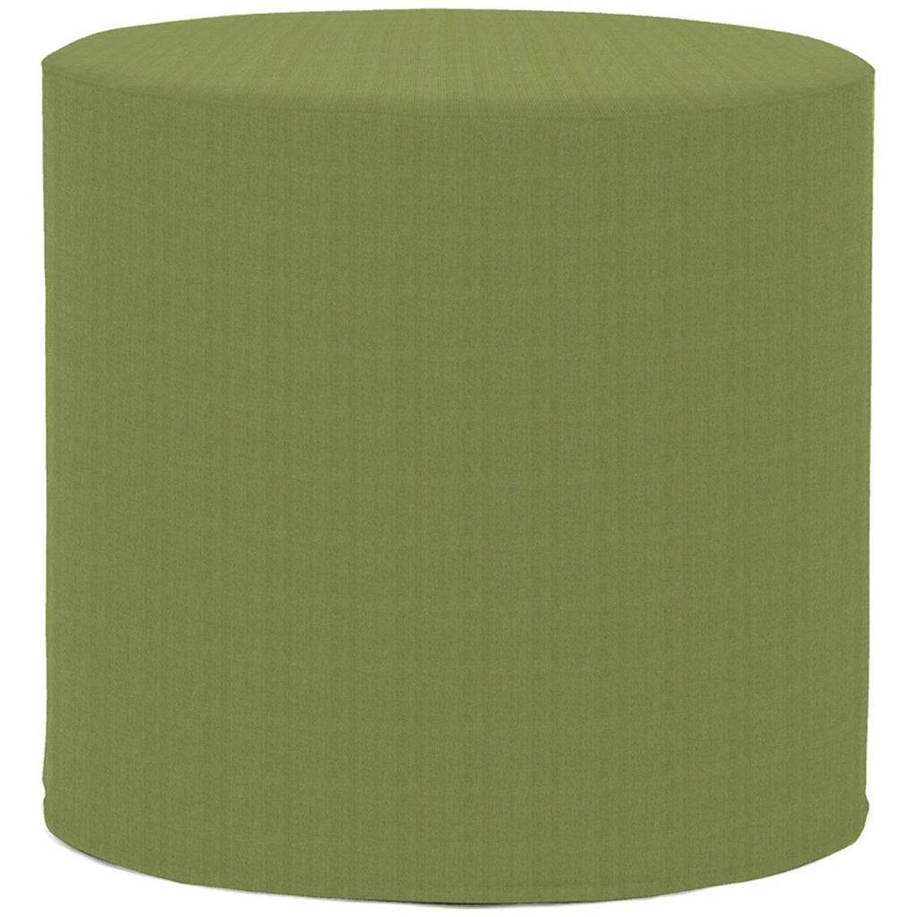 Turquoise Cylinder Ottoman N7164