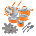 15 Pieces Orange Cookware Set H108855