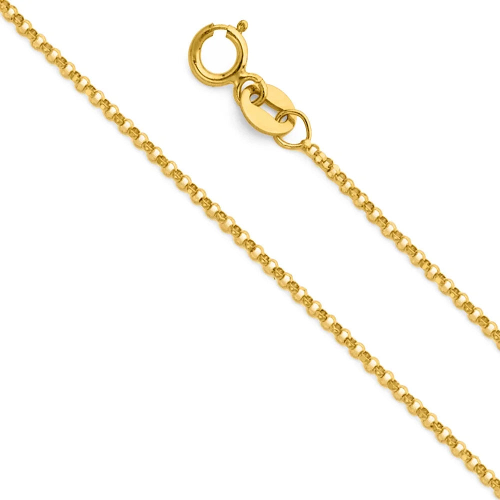 14K Yellow Gold Cherub Initial Pendant with 18" Chain Necklace L689