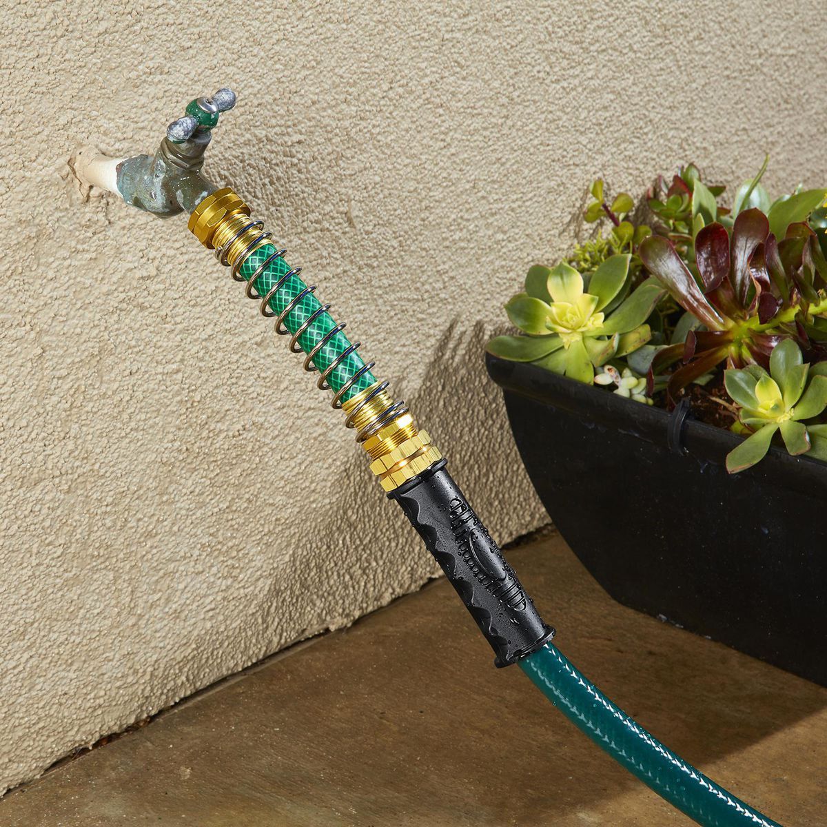 Coiled Spring Faucet Connector and Hose Saver H41372