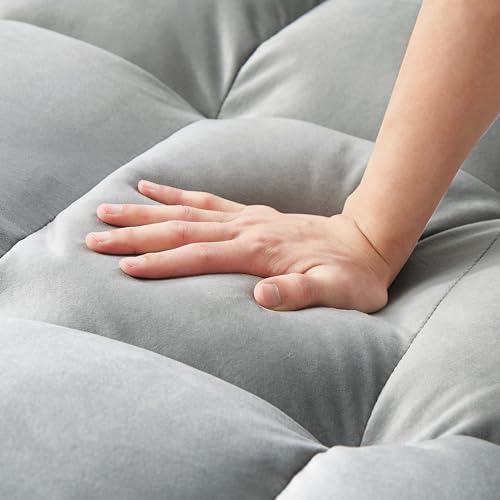 Oversized Corduroy Modular Sectional Sofa with Movable Ottoman Q979107