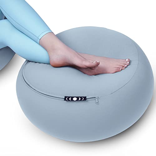 Gray Micro-Bead Stuffed Footrest V400