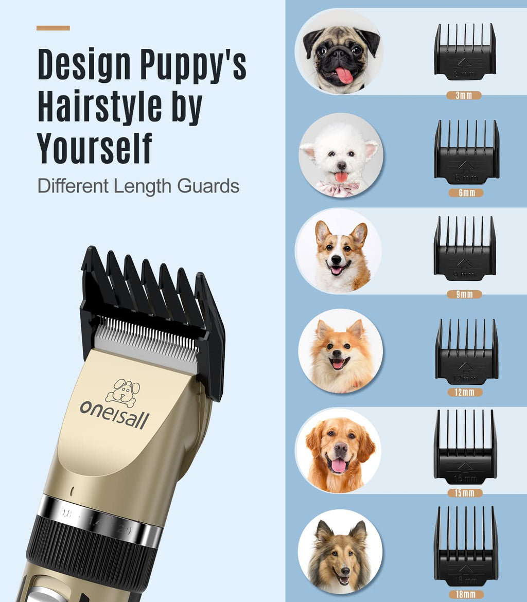 2 in 1 Cordless Dog Clippers and Paw Trimmer Kit A535