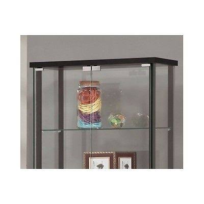 Black Glass Curio Cabinet T118512