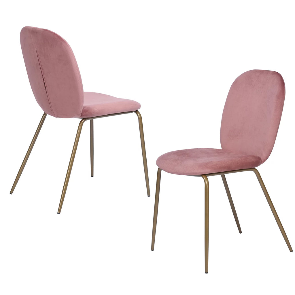Velvet Dining Chair Set of 2 T353