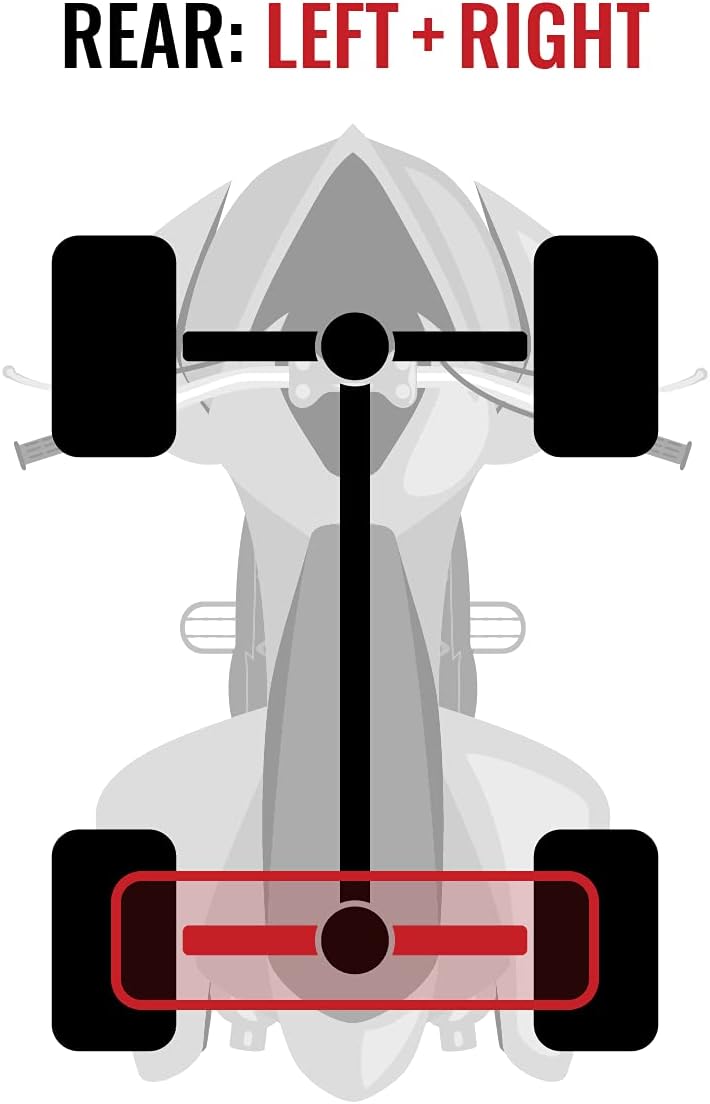 Rear Left Right Axles Pair for Polaris 800 Ranger 4X4 H99250