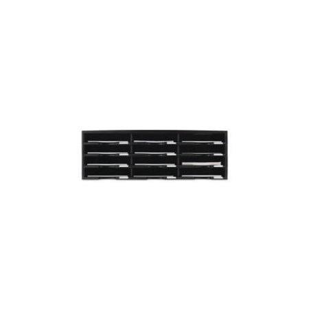 Literature Organizer 12 Section Black B51175