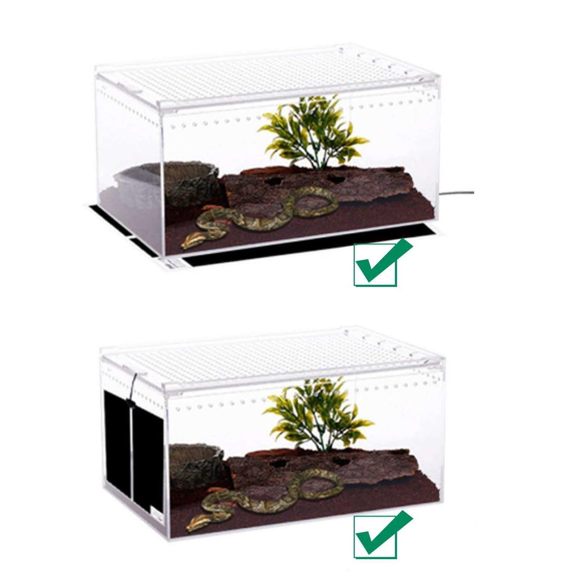 Reptile Heating Pad with Temperature Adjustment 7W F8452
