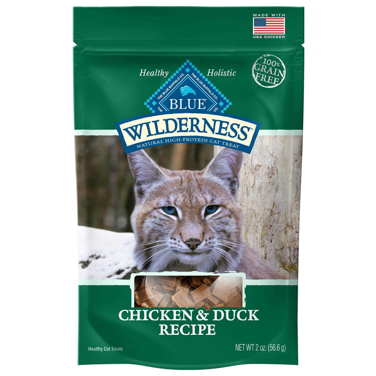 Chicken & Duck Grain-Free Cat Treats V60523