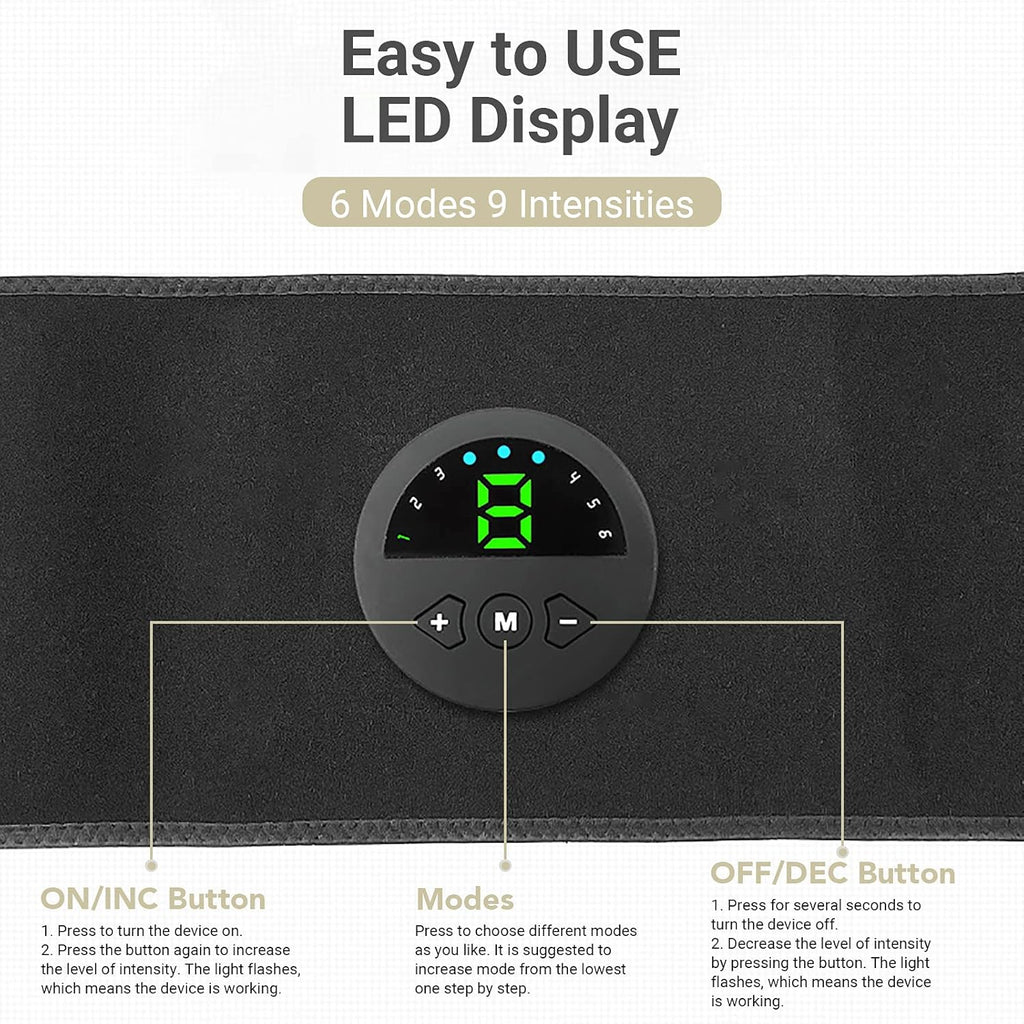 Abs Stimulator EMS Muscle Stimulator Rechargeable with Spray Bottle Pack of 2 C323