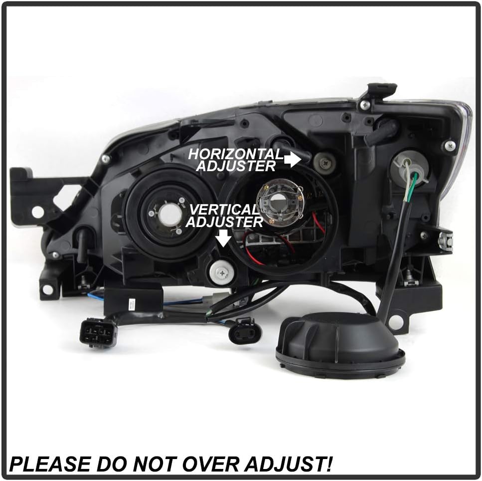 Chrome LED Projector Headlights E2335