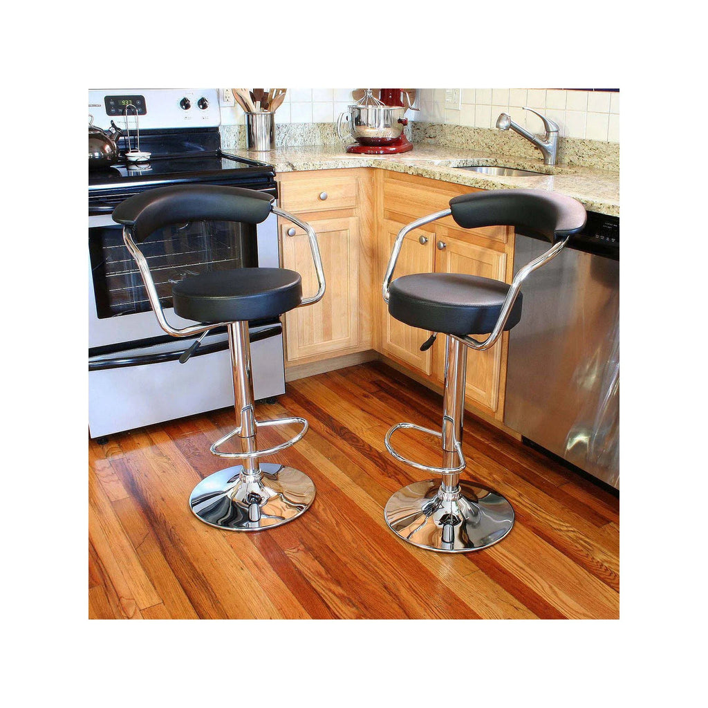 2 Piece Adjustable Height Bar Stool Set P659857