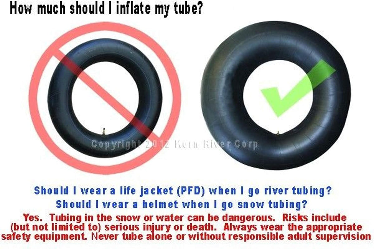 2 Pack Rubber Snow Tube Inner Tubes B660717